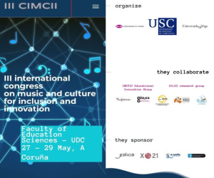 CCRSM Int. collaboration for the III International Congress on Music and Culture for Inclusion and Innovation