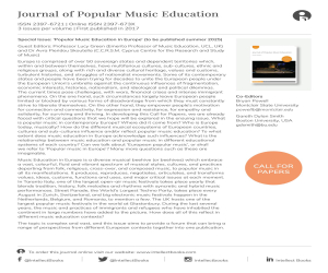 Journal of Popular Music Education